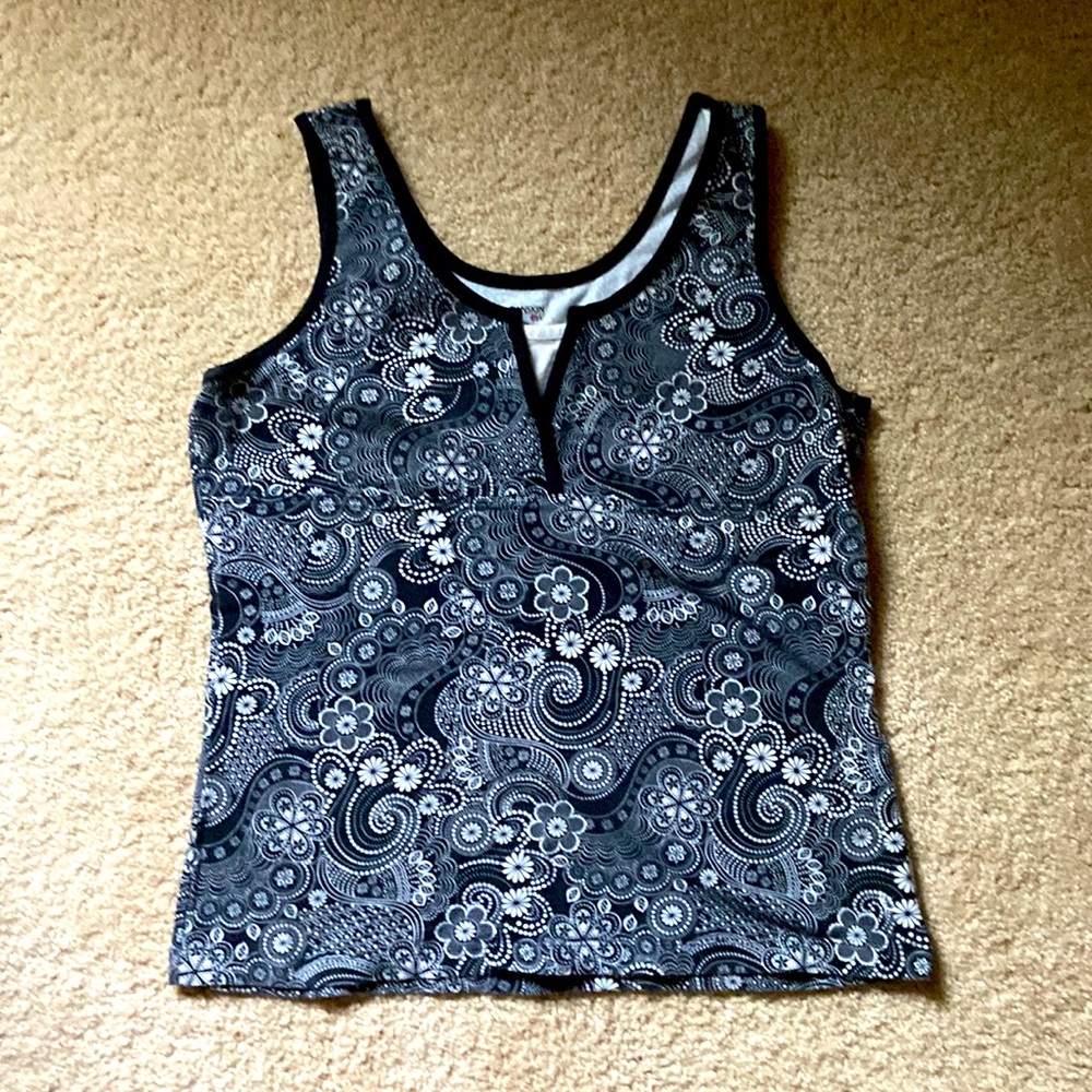 Floral Patter Athletic Tank